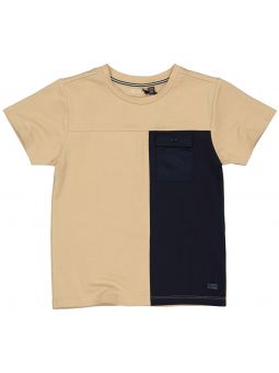 T-shirt Quapi - Beige/marine