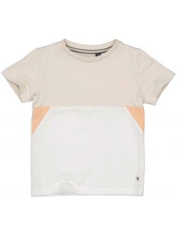 T-shirt Levv - Blanc/beige